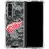 NHL Detroit Red Wings Camo Galaxy Z Fold4 5G Clear Case