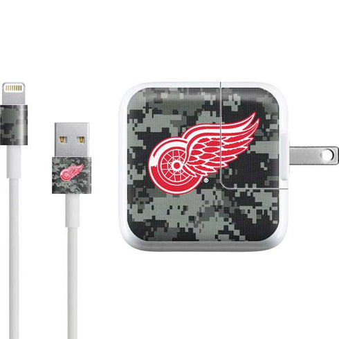 NHL Detroit Red Wings Camo iPad Charger (10W USB) Skin