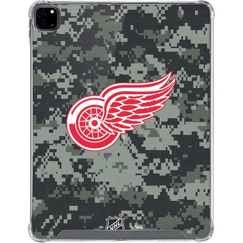 NHL Detroit Red Wings Camo iPad Pro 12.9in (2020) Clear Case