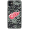 NHL Detroit Red Wings Camo iPhone 11 Clear Case