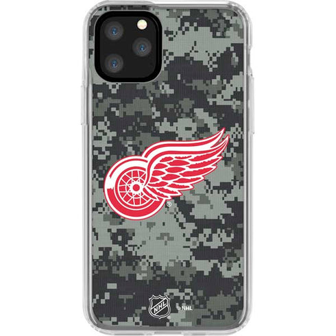 NHL Detroit Red Wings Camo iPhone 11 Pro Clear Case