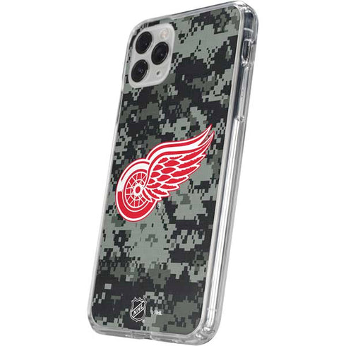 NHL Detroit Red Wings Camo iPhone 11 Pro Clear Case