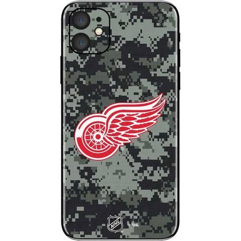NHL Detroit Red Wings Camo iPhone 11 Skin