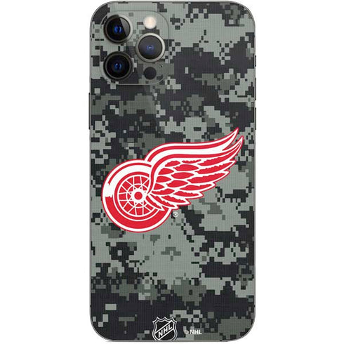 NHL Detroit Red Wings Camo iPhone 12 Pro Skin