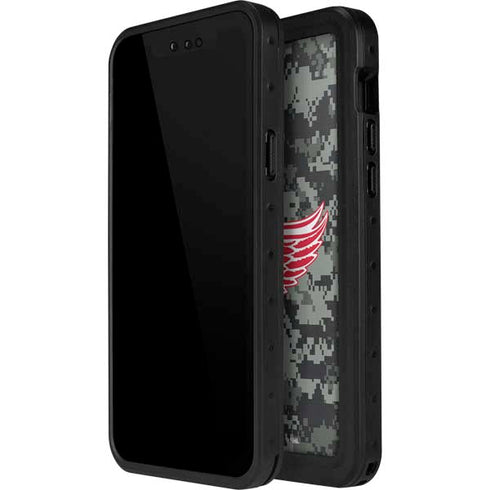 NHL Detroit Red Wings Camo iPhone 12 Pro Waterproof Case