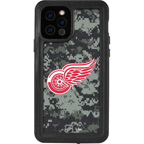 NHL Detroit Red Wings Camo iPhone 12 Pro Waterproof Case