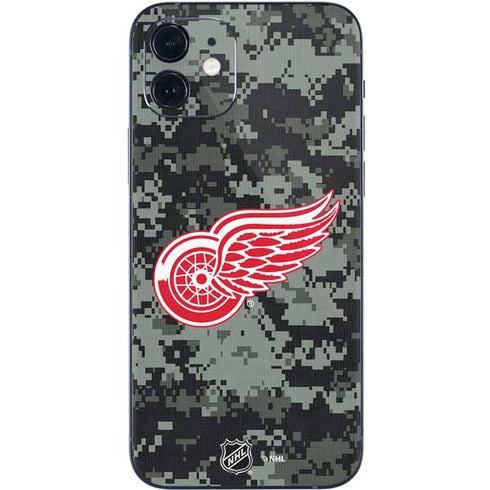NHL Detroit Red Wings Camo iPhone 12 Skin