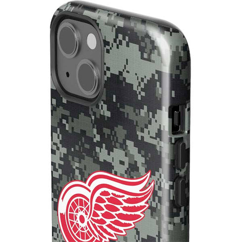 NHL Detroit Red Wings Camo iPhone 13 Impact Case