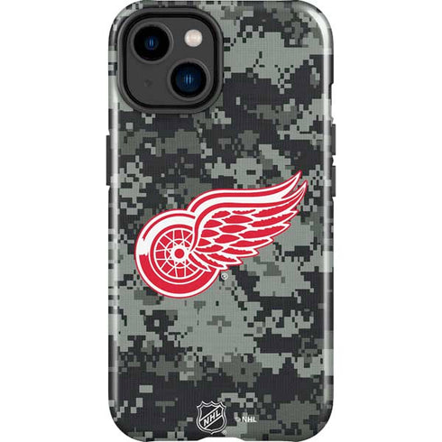 NHL Detroit Red Wings Camo iPhone 15 Plus Impact Case