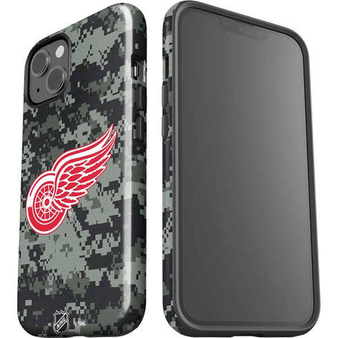 NHL Detroit Red Wings Camo iPhone 15 Impact Case