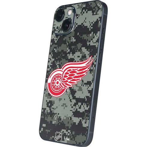 NHL Detroit Red Wings Camo iPhone 15 Plus Skin