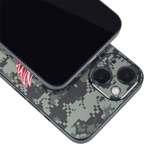 NHL Detroit Red Wings Camo iPhone 15 Plus Skin