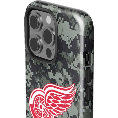 NHL Detroit Red Wings Camo iPhone 15 Pro Impact Case