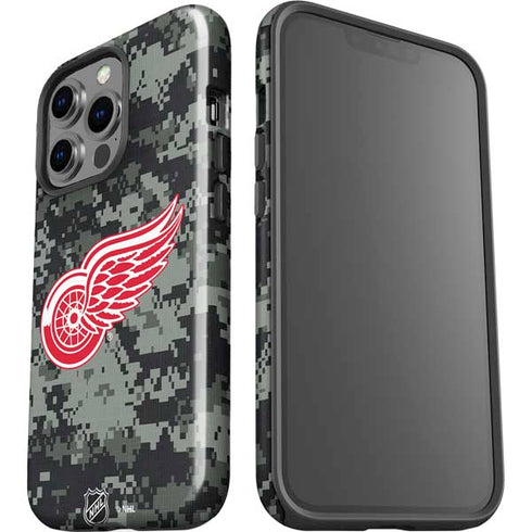 NHL Detroit Red Wings Camo iPhone 15 Pro Impact Case