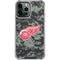 NHL Detroit Red Wings Camo iPhone 14 Pro Max Clear Case