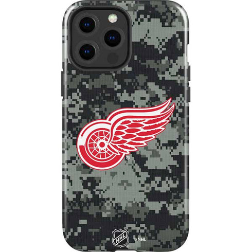 NHL Detroit Red Wings Camo iPhone 15 Pro Max Impact Case