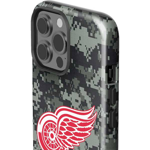 NHL Detroit Red Wings Camo iPhone 15 Pro Max Impact Case