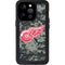 NHL Detroit Red Wings Camo iPhone 14 Pro Waterproof Case