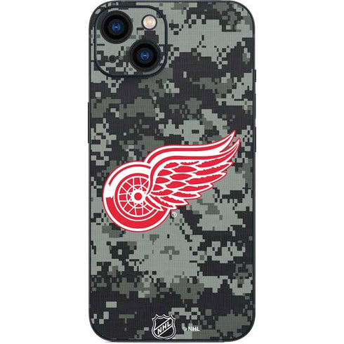 NHL Detroit Red Wings Camo iPhone 14 Skin