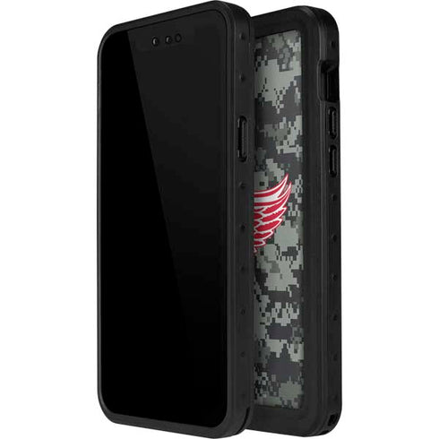 NHL Detroit Red Wings Camo iPhone 15 Waterproof Case