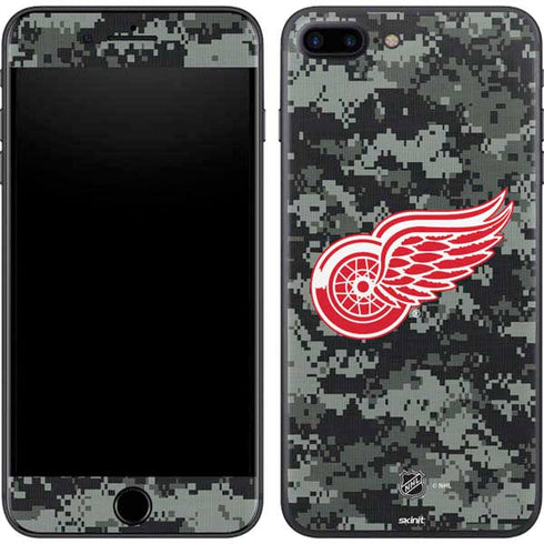 NHL Detroit Red Wings Camo iPhone 8 Plus Skin