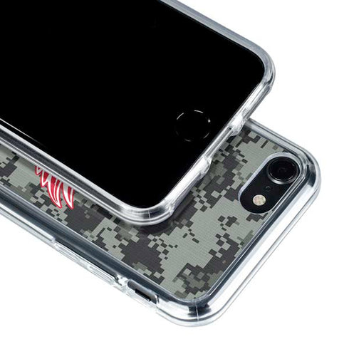 NHL Detroit Red Wings Camo iPhone SE (2nd & 3rd Gen) Clear Case