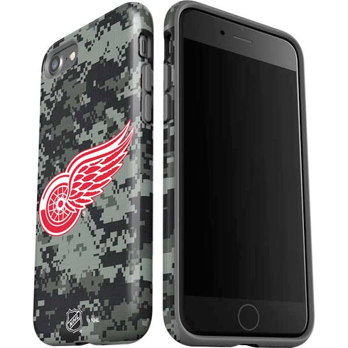 NHL Detroit Red Wings Camo iPhone SE (2nd & 3rd Gen) Pro Case