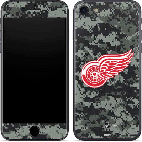 NHL Detroit Red Wings Camo iPhone SE (2nd & 3rd Gen) Skin