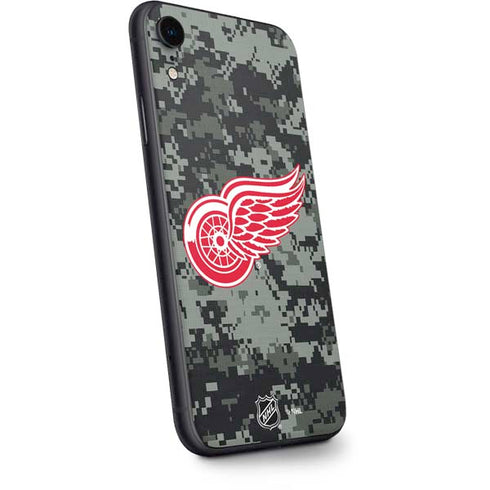 NHL Detroit Red Wings Camo iPhone XR Skin