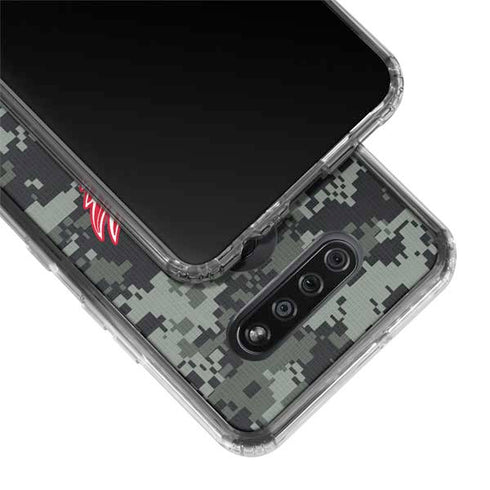 NHL Detroit Red Wings Camo LG K51/Q51 Clear Case