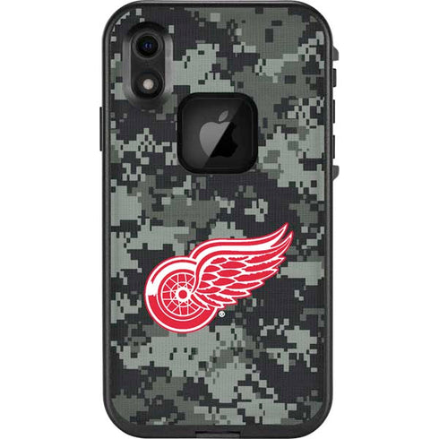 NHL Detroit Red Wings Camo LifeProof Fre iPhone Skin