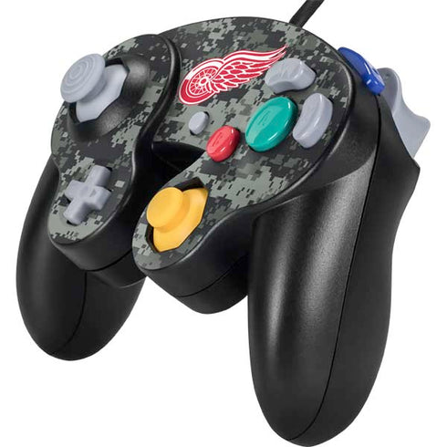 NHL Detroit Red Wings Camo Nintendo GameCube Controller Skin
