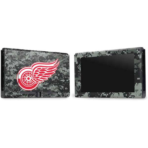 NHL Detroit Red Wings Camo Nintendo Switch Bundle Skin