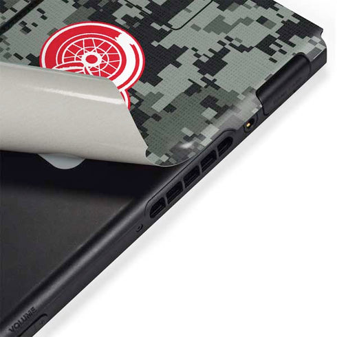 NHL Detroit Red Wings Camo Nintendo Switch Bundle Skin