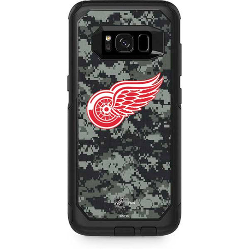 NHL Detroit Red Wings Camo Otterbox Commuter Galaxy Skin