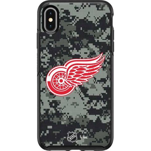 NHL Detroit Red Wings Camo Otterbox Symmetry iPhone Skin