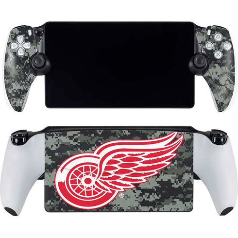 NHL Detroit Red Wings Camo PlayStation Portal Remote Player Skin