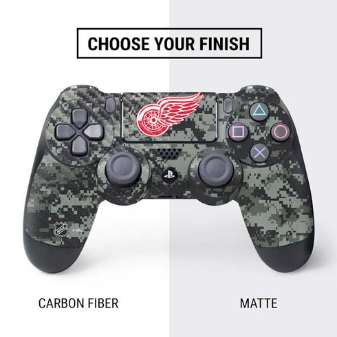 NHL Detroit Red Wings Camo PS4 Controller Skin