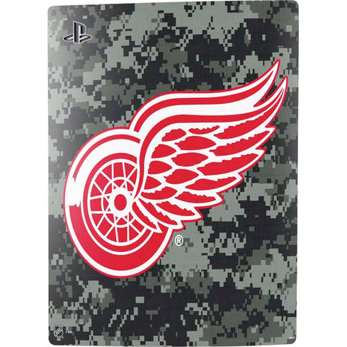 NHL Detroit Red Wings Camo PS5 Bundle Skin