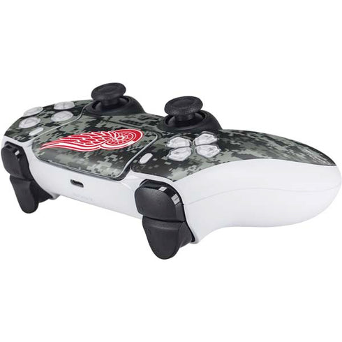 NHL Detroit Red Wings Camo PS5 Controller Skin
