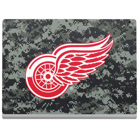 NHL Detroit Red Wings Camo Surface Book 2 15in Skin