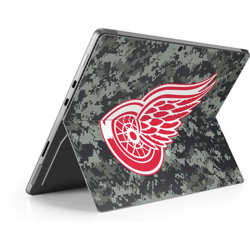 NHL Detroit Red Wings Camo Surface Pro 8 Skin