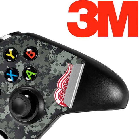 NHL Detroit Red Wings Camo Xbox One S All-Digital Edition Bundle Skin
