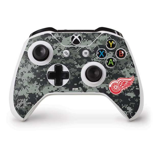 NHL Detroit Red Wings Camo Xbox One S Controller Skin