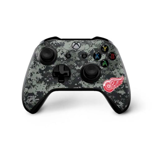 NHL Detroit Red Wings Camo Xbox One X Controller Skin