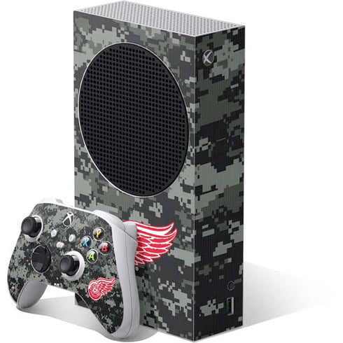 NHL Detroit Red Wings Camo Xbox Series S Bundle Skin