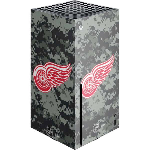 NHL Detroit Red Wings Camo Xbox Series X Console Skin