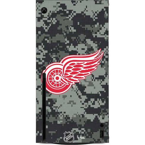 NHL Detroit Red Wings Camo Xbox Series X Console Skin
