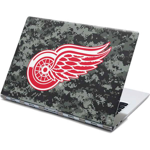 NHL Detroit Red Wings Camo Yoga 910 2-in-1 14in Touch-Screen Skin