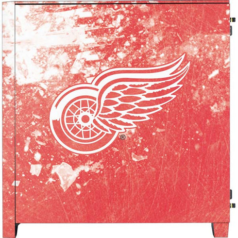 NHL Detroit Red Wings Frozen Corsair 4000D Tempered Glass Mid-Tower ATX Case Skin